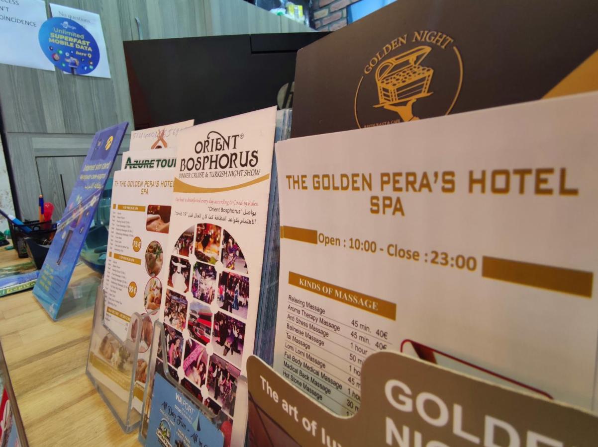 The Golden Pera'S Hotel & Spa Istambul Exterior foto
